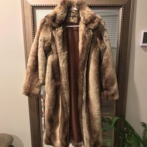 Long fur coat from Fashion Nova